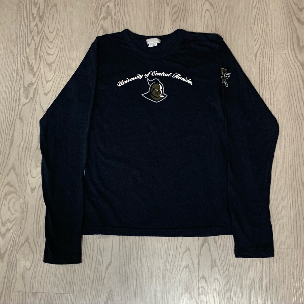 University‎ of Central Florida UCF Black Long Sleeve Tee Medium Y2K 2000s